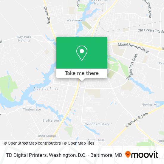 TD Digital Printers map