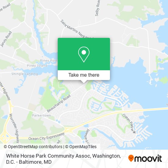 White Horse Park Community Assoc map