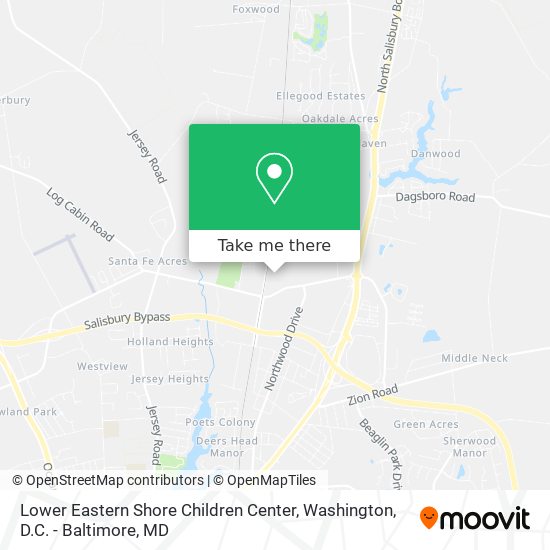 Lower Eastern Shore Children Center map