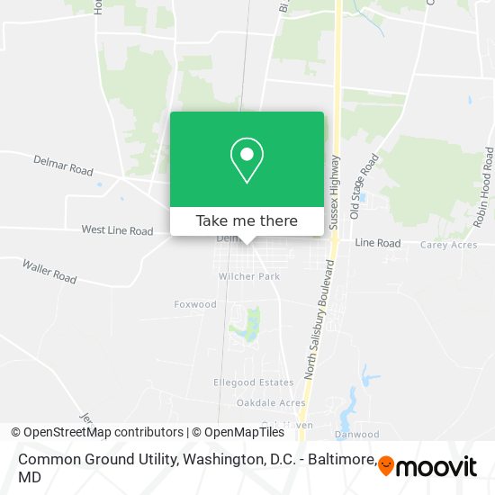 Common Ground Utility map