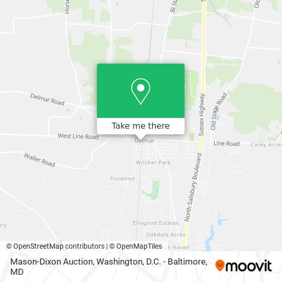 Mason-Dixon Auction map