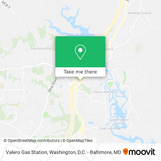 Valero Gas Station map