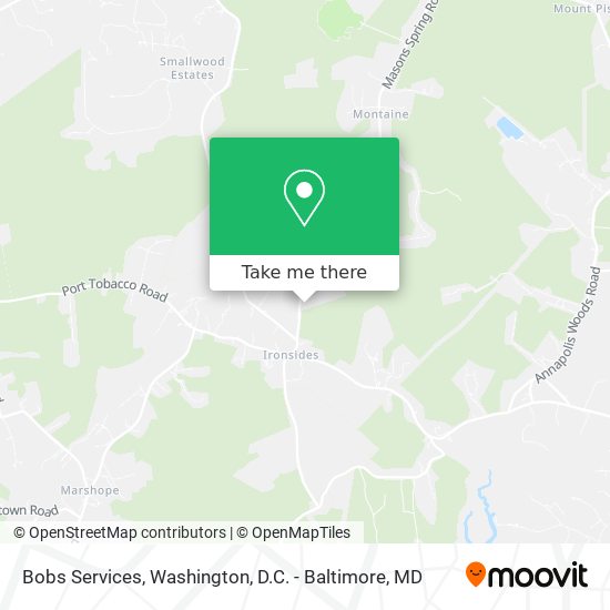 Bobs Services map