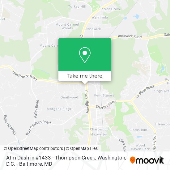 Mapa de Atm Dash in #1433 - Thompson Creek