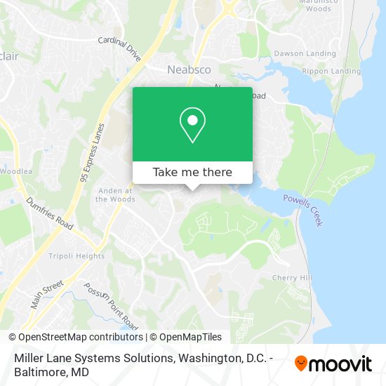 Miller Lane Systems Solutions map