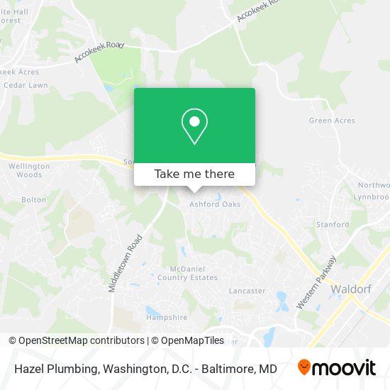 Hazel Plumbing map