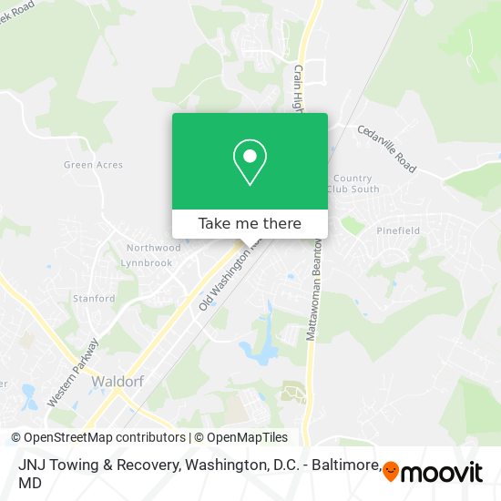 JNJ Towing & Recovery map