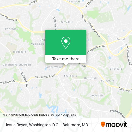 Jesus Reyes map