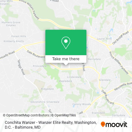 Conchita Wanzer - Wanzer Elite Realty map