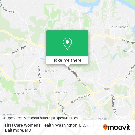 Mapa de First Care Women's Health