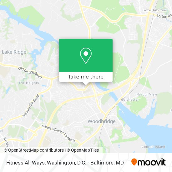 Fitness All Ways map