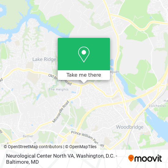 Mapa de Neurological Center North VA