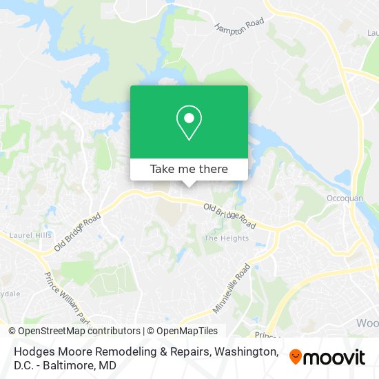 Mapa de Hodges Moore Remodeling & Repairs