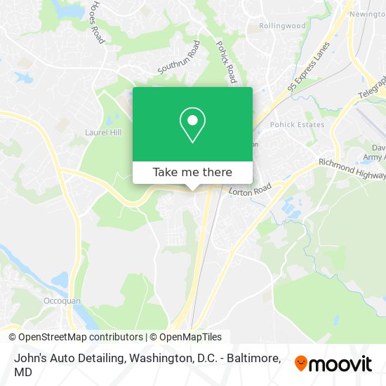 Mapa de John's Auto Detailing
