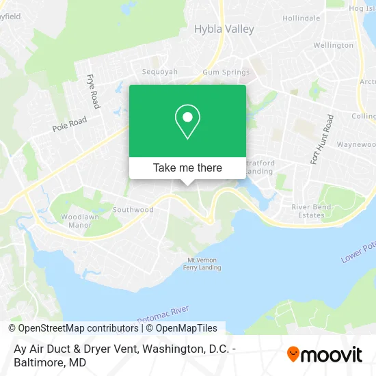 Mapa de Ay Air Duct & Dryer Vent