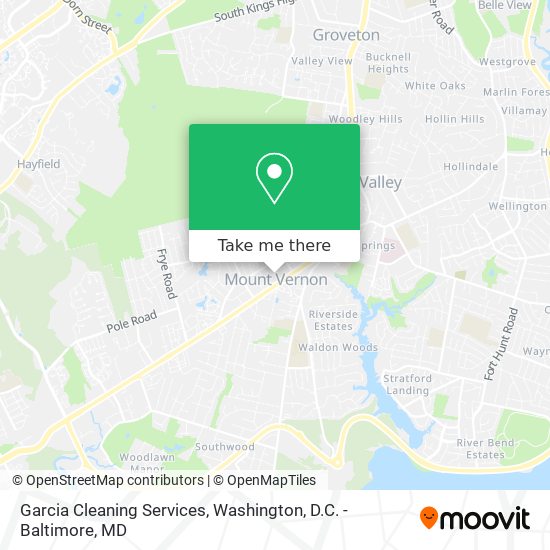 Garcia Cleaning Services map