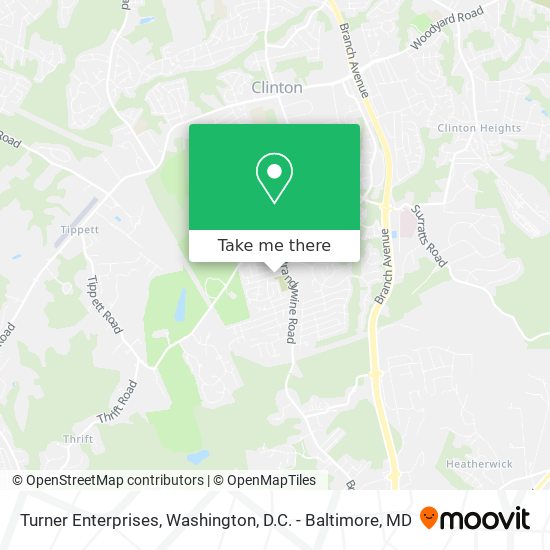 Turner Enterprises map