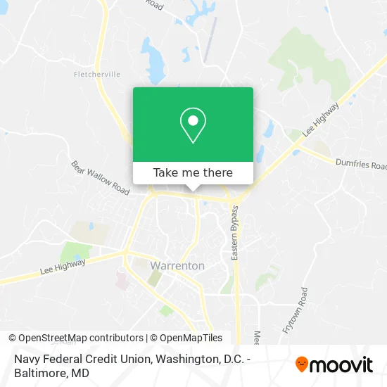 Navy Federal Credit Union map