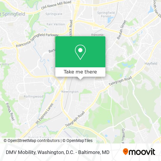 DMV Mobility map