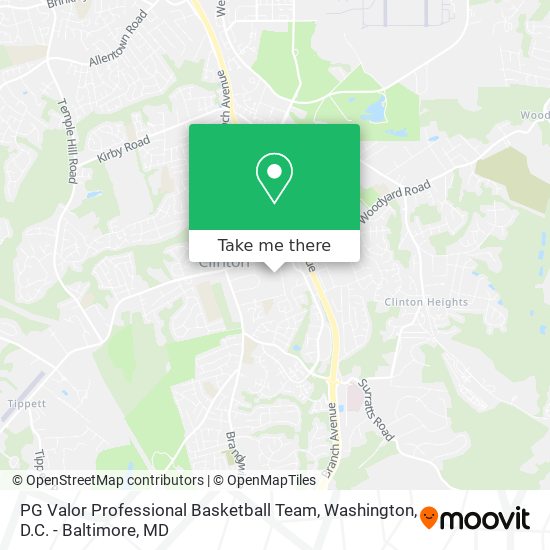 PG Valor Professional Basketball Team map