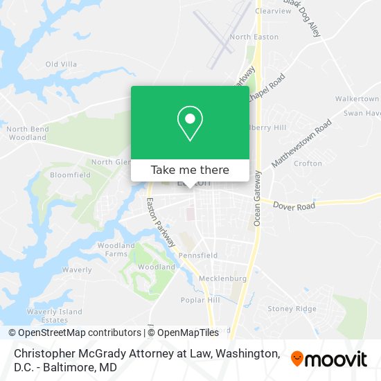 Christopher McGrady Attorney at Law map