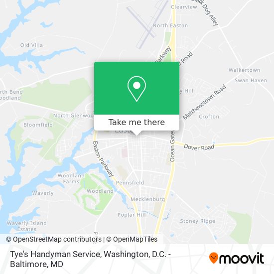 Tye's Handyman Service map