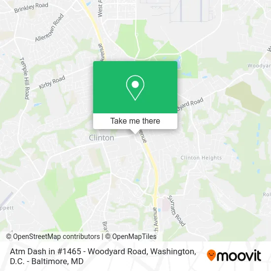 Atm Dash in #1465 - Woodyard Road map