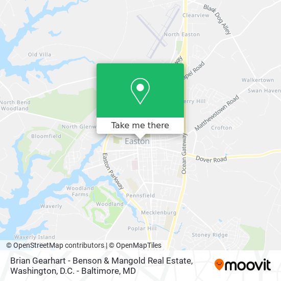 Brian Gearhart - Benson & Mangold Real Estate map