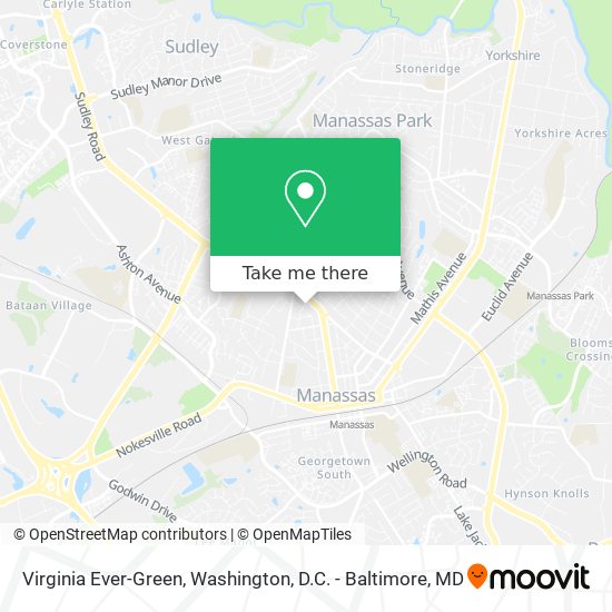 Virginia Ever-Green map