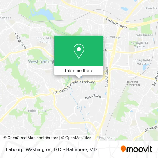 Labcorp map