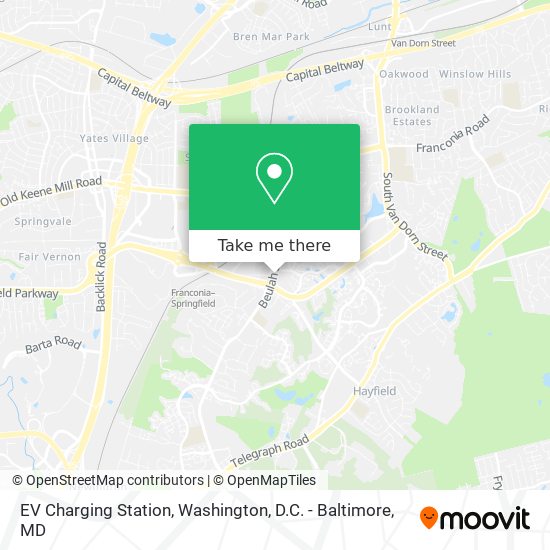 Mapa de EV Charging Station