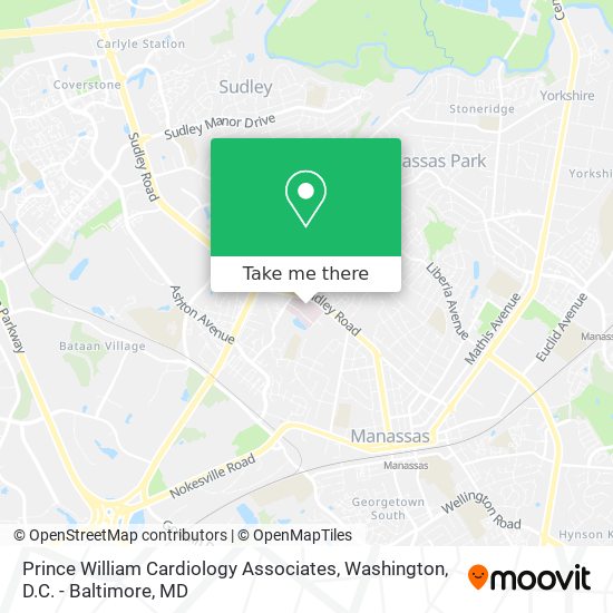 Mapa de Prince William Cardiology Associates