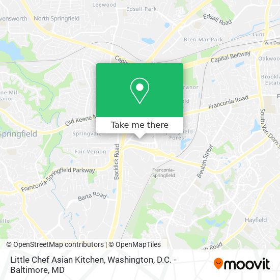 Little Chef Asian Kitchen map