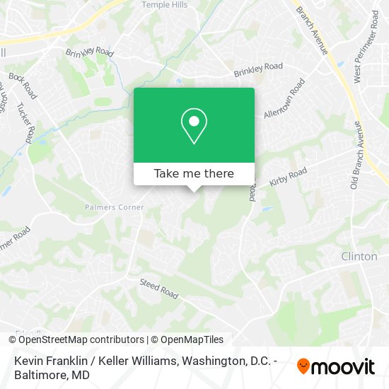 Mapa de Kevin Franklin / Keller Williams