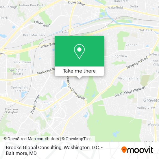 Brooks Global Consulting map