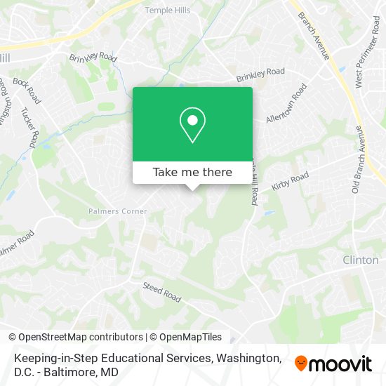 Mapa de Keeping-in-Step Educational Services