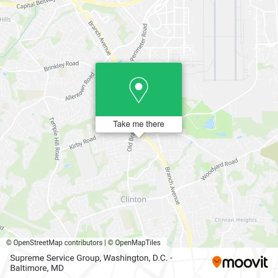 Supreme Service Group map