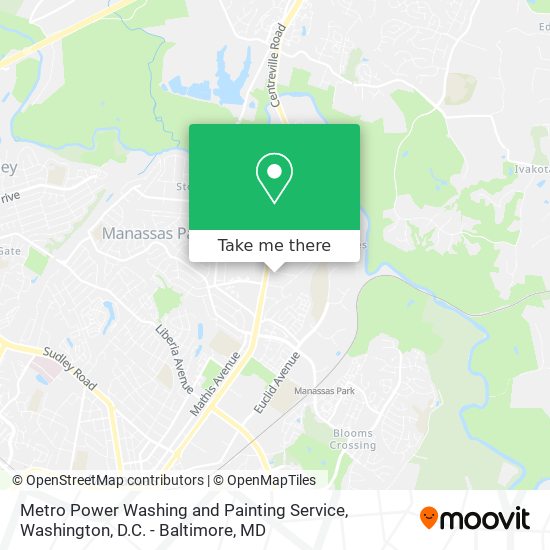 Metro Power Washing and Painting Service map