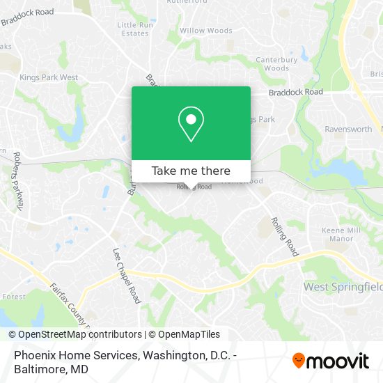 Mapa de Phoenix Home Services