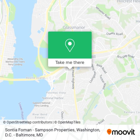 Sontia Foman - Sampson Properties map