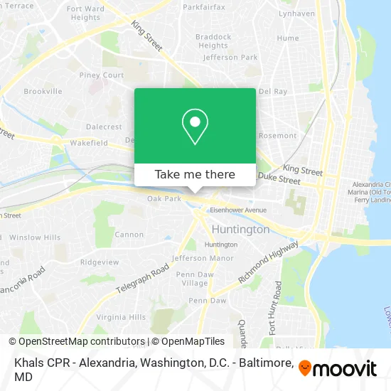 Khals CPR - Alexandria map