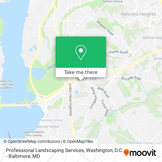 Mapa de Professional Landscaping Services