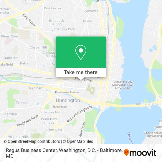 Regus Business Center map