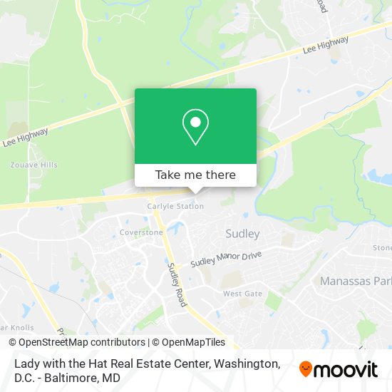 Mapa de Lady with the Hat Real Estate Center