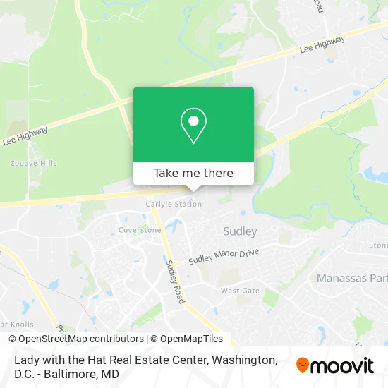 Lady with the Hat Real Estate Center map