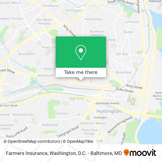 Farmers Insurance map