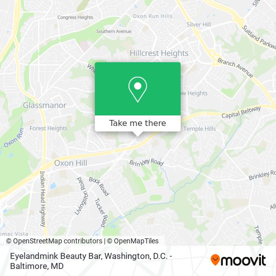 Eyelandmink Beauty Bar map