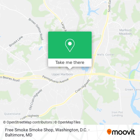 Mapa de Free Smoke Smoke Shop