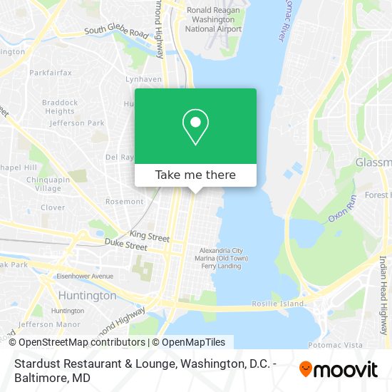 Mapa de Stardust Restaurant & Lounge