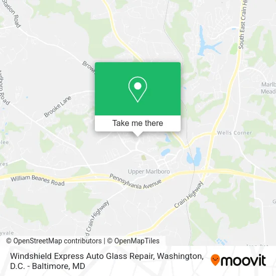 Mapa de Windshield Express Auto Glass Repair